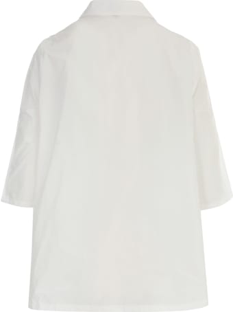 Katharina Hovman Oversized Open Neck 3/4s Shirt