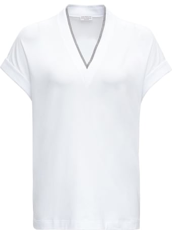 Brunello Cucinelli V Neck T-shirt