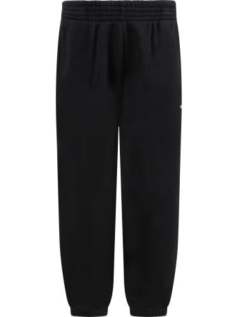 Balenciaga Black Sweatpants For Kids With Logo