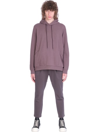 Attachment Sweatshirt In Brown Cotton
