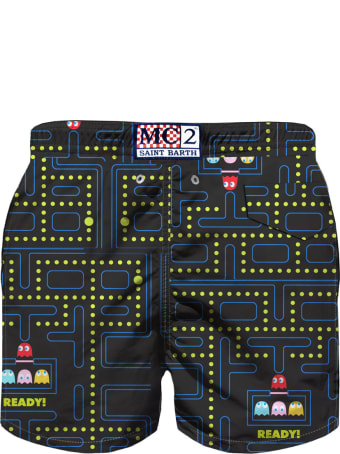 MC2 Saint Barth Action Pacman© Boy Light Swim Trunks