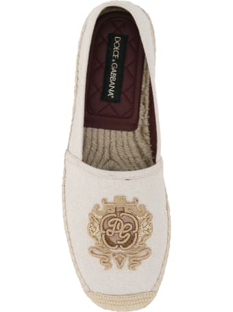 Dolce & Gabbana Boccaccio Espadrilles Dg Coat Of Arms