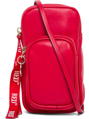 RED Valentino Red Leather Smartphone Case