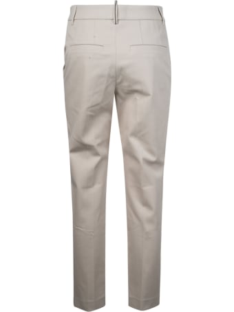Brunello Cucinelli Straight Leg Cropped Trousers