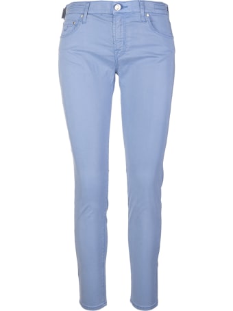 Jacob Cohen Woman Light Blue Kimberley Crop Pants