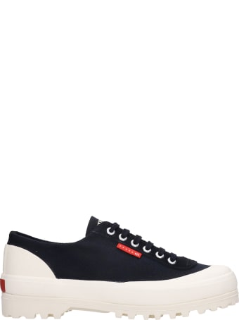 Superga Sneakers In Black Canvas