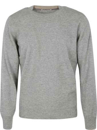 Brunello Cucinelli Plain Ribbed Sweater