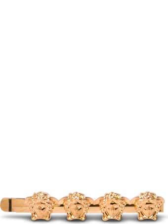 Versace Gold-tone Metal Medusa Hair Pin