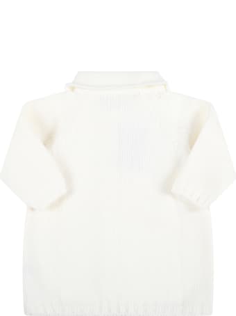 Little Bear Ivory Cardigan For Baby Kids