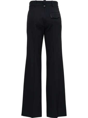 Tela Black Pants In Wool Blend