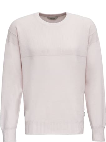 Z Zegna Beige Cashmere Crew Neck Sweater