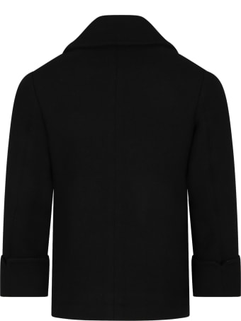 Dondup Black Coat For Boy