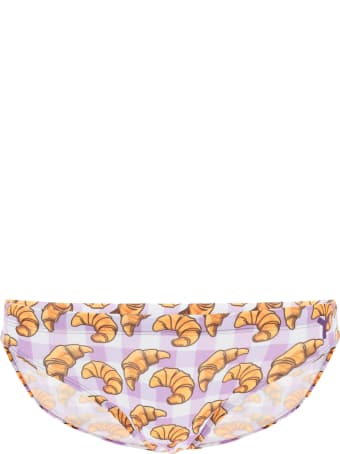 YES I AM Brioches Print Swim Briefs