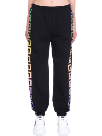 Versace Pants In Black Cotton
