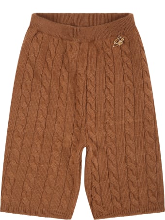 Blumarine Brown Trouser For Baby Girl