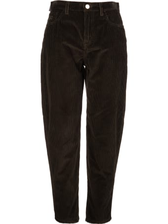 Jacob Cohen Woman Dark Brown Corduroy Kimmy Jeans
