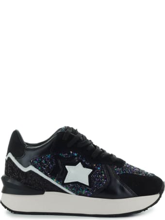Atlantic Stars Andromeda Black Glitter Sneaker