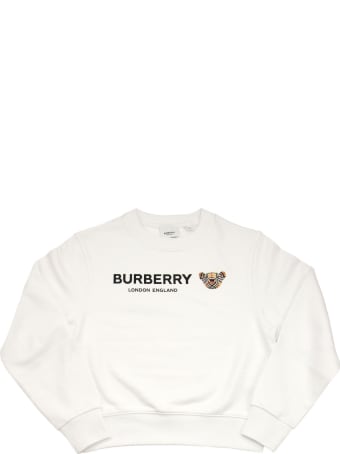 Burberry Zia Bear - Cotton Sweatshirt With Thomas The Bear
