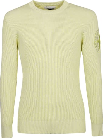 Stone Island Side Logo Knitted Sweatshirt