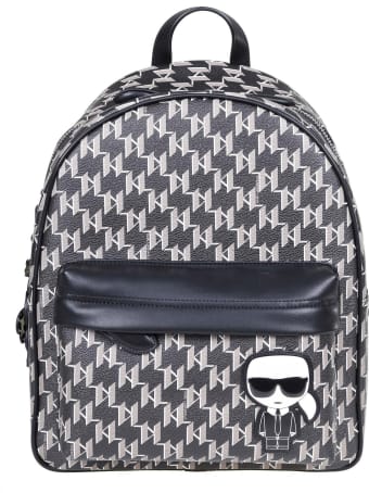 Karl Lagerfeld Backpack K/ikonik Monogram With Charm Karlimal