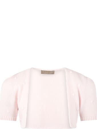 La stupenderia Pink Cardigan For Girl