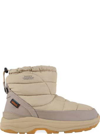 SUICOKE Beige Boots For Kids With Logo