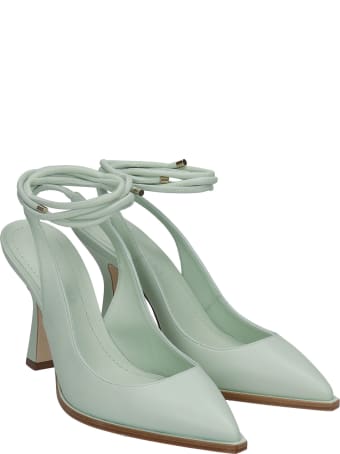 3JUIN Camelia 095 Pumps In Green Leather