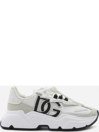 Dolce & Gabbana Daymaster Sneakers In Nylon With Leather Inserts