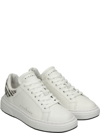 John Richmond Sneakers In White Leather