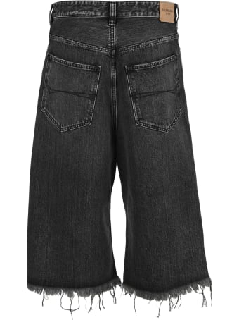 Balenciaga Wide Leg Cropped Jeans