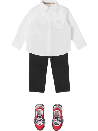 Burberry Newborn White Shirt