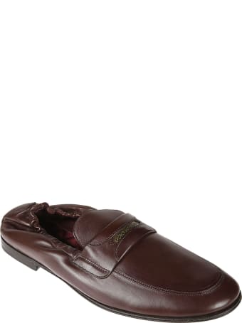 Dolce & Gabbana Logo Stamped Loafers
