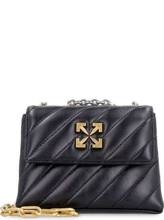 Off-White Jackhammer 19 Leather Shoulder Bag