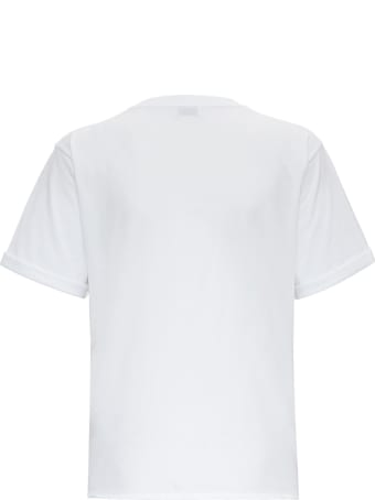 Saint Laurent Jersey T-shirt With Logo
