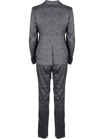 Tagliatore Melange Linen Blend Suit