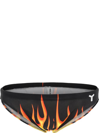 YES I AM On Fire Swim Briefs