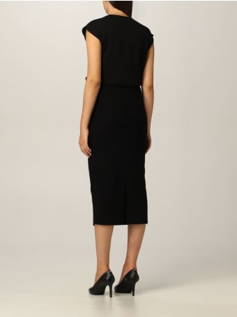 Emporio Armani Dress Emporio Armani Midi Dress In Viscose Knit