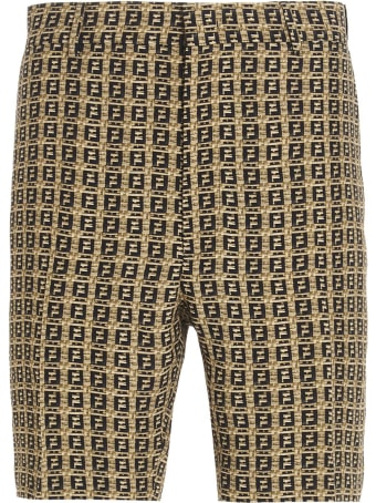Fendi 'ff Interlace Bamboo' Bermuda