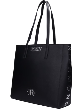 John Richmond Inez Tote In Black Polyuretan