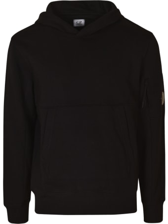 C.P. Company Diagonal Raised Fleece Hooded Sweatshirt