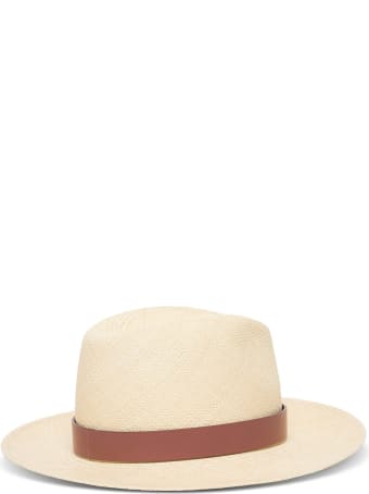 Valentino Garavani Fedora Hat With Rockstud Detail