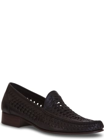 Saint Laurent Loafers In Braided Leather