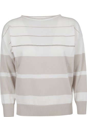 Fabiana Filippi Ribbed Stripe Sweatshirt