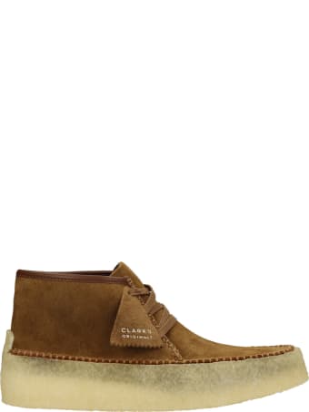 Clarks Caravan Lace Up Shoes In Leather Color Suede