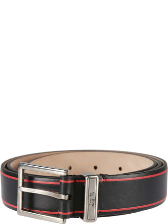Alexander McQueen Logo Print Belt
