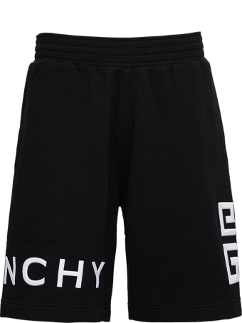 Givenchy Cotton Bermuda Shorts With Logo Print