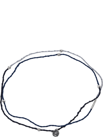 AMBUSH Emblem Charm Braided Necklace