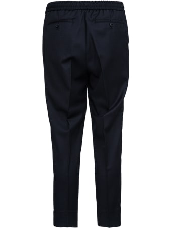 Ami Alexandre Mattiussi Stretch Black Wool Trousers