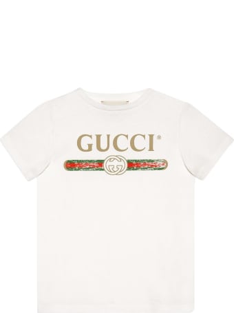 Gucci Jersey T-shirt With Logo Print