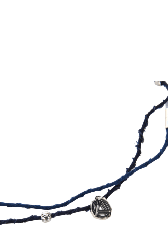 AMBUSH Emblem Charm Braided Necklace
